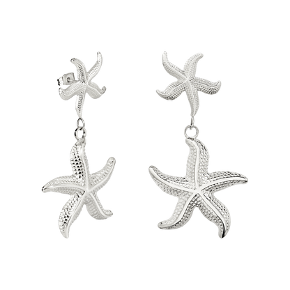 Starfish Studs Silver