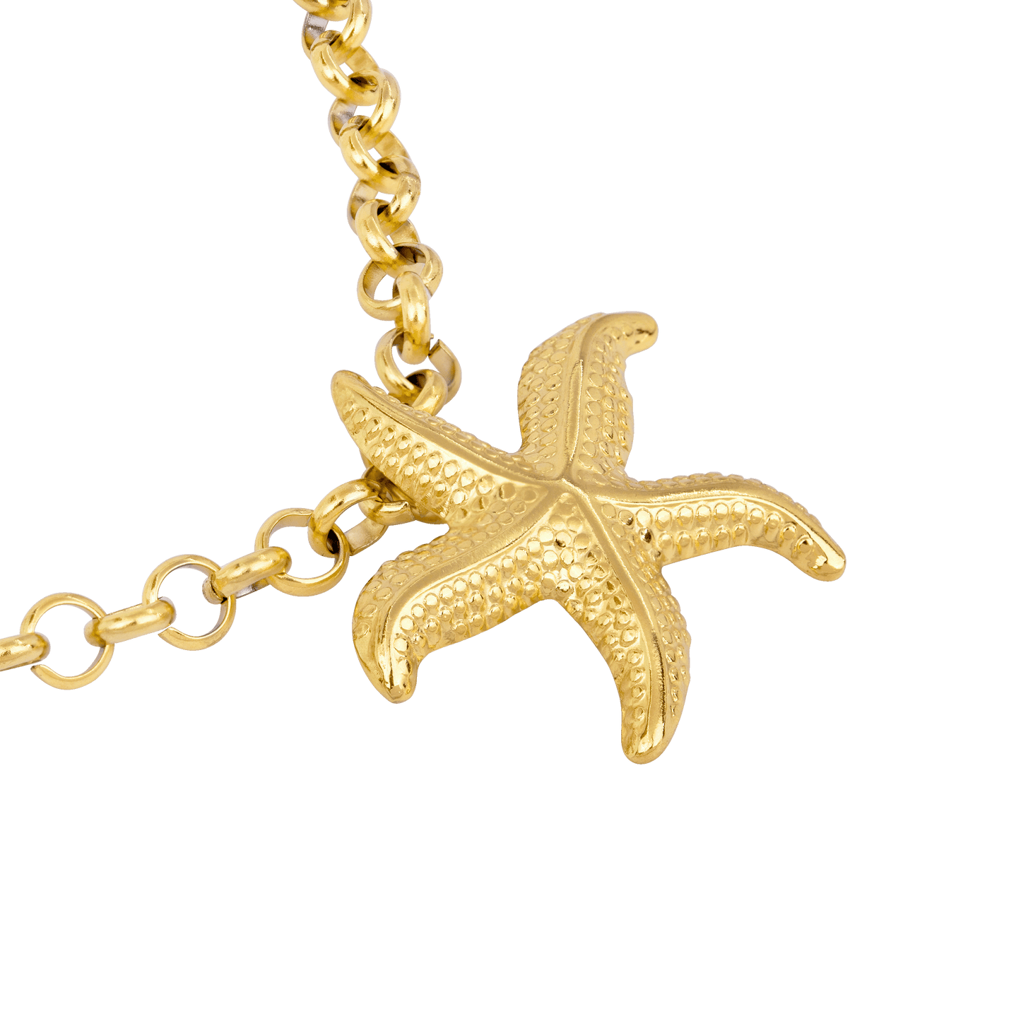 Starfish Necklace Gold