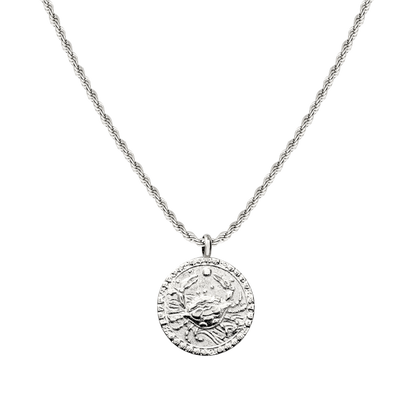 Zodiac Sign Necklace Silver