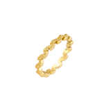 Petal Line Ring Gold