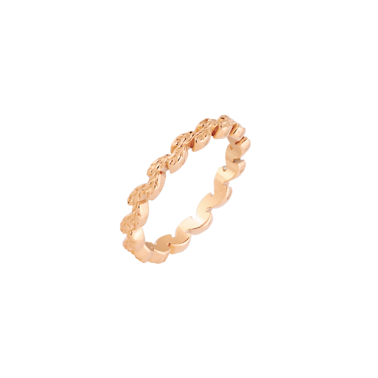 Petal Line Ring Rose Gold