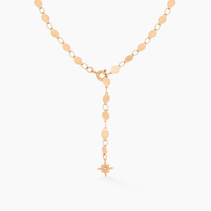 Rising Lotti Y-Necklace Rose Gold