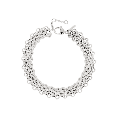 Bold Mesh Bracelet Silver