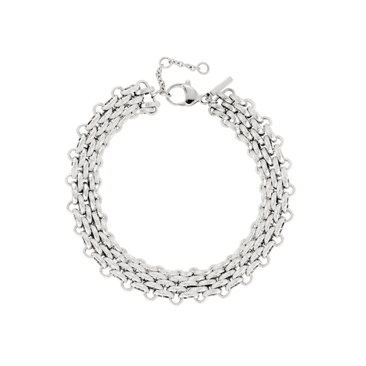 Bold Mesh Bracelet Silver