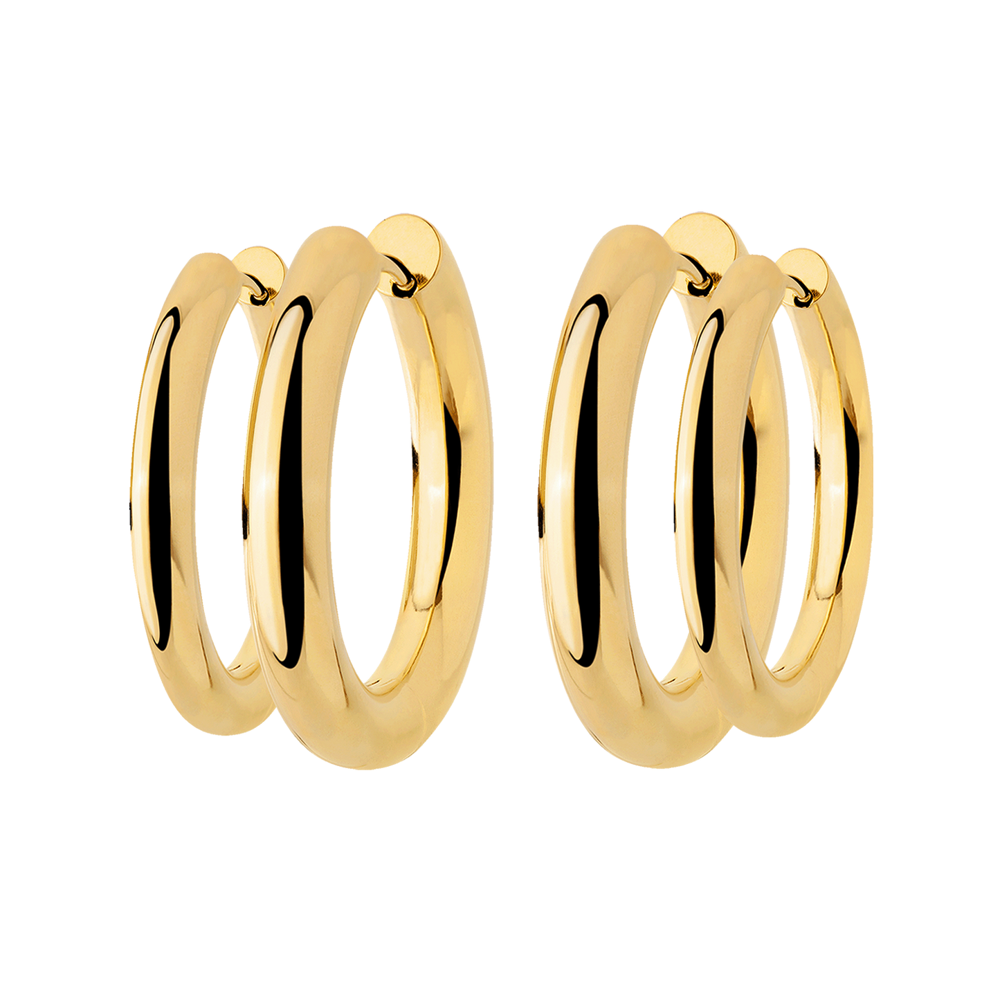Chunky Lover Hoop Bundle Maxi Gold