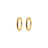 Chunky Hoopies Small Gold