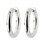 Chunky Hoopies Extra Maxi Silver