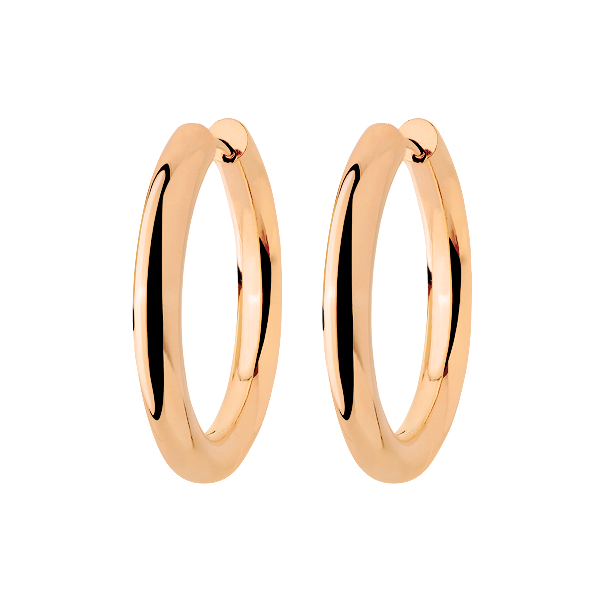 Chunky Hoopies Maxi Rose Gold – Luamaya