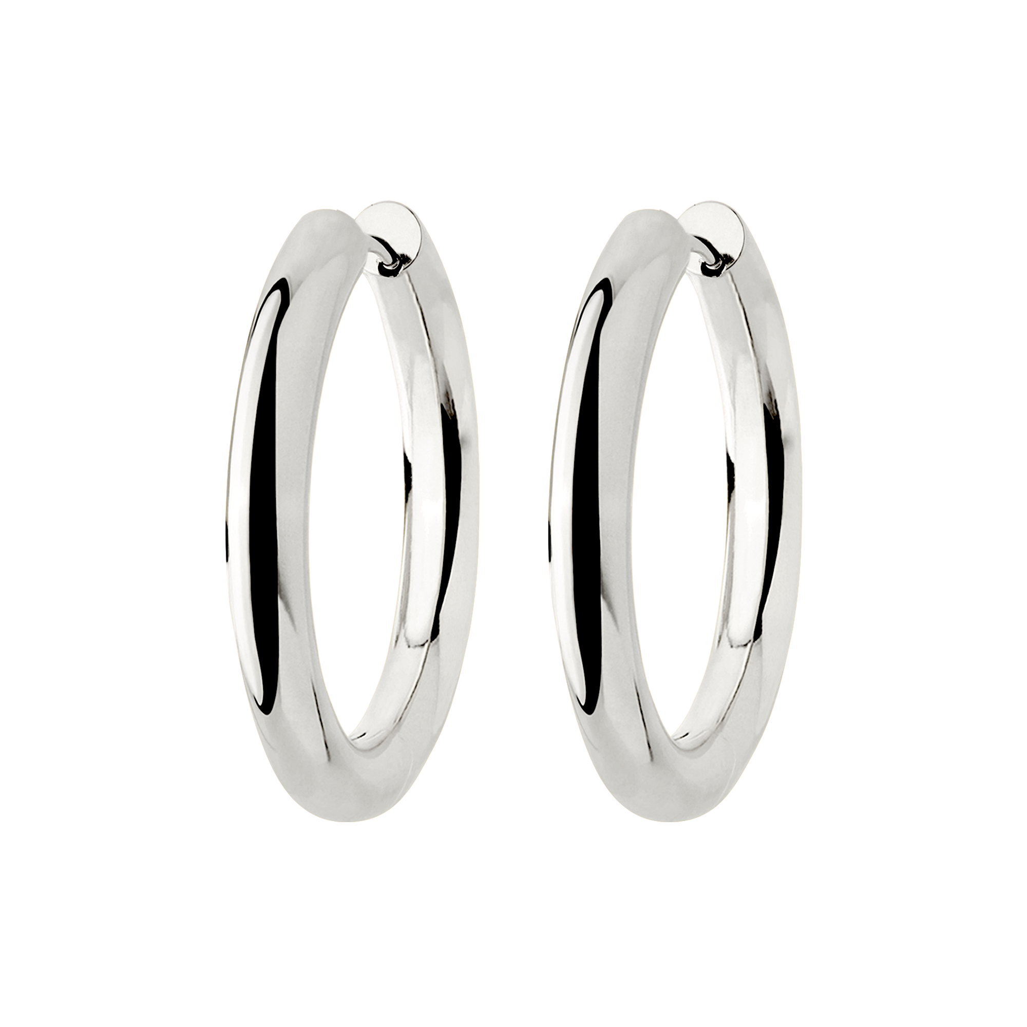 Chunky Hoopies Maxi Silver – Luamaya
