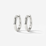 Chunky Hoopies Medium Silver