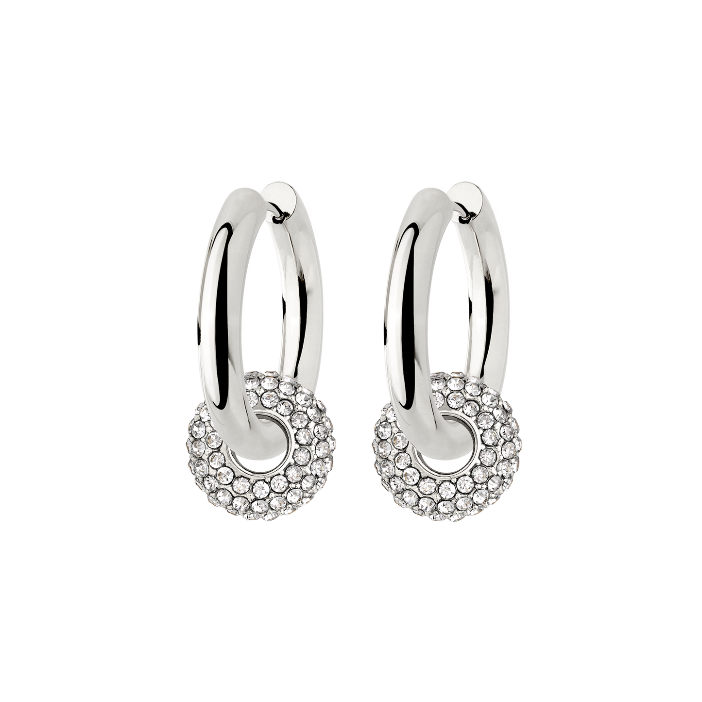 Chunky Radiant Wheel Hop Set Medium Silver