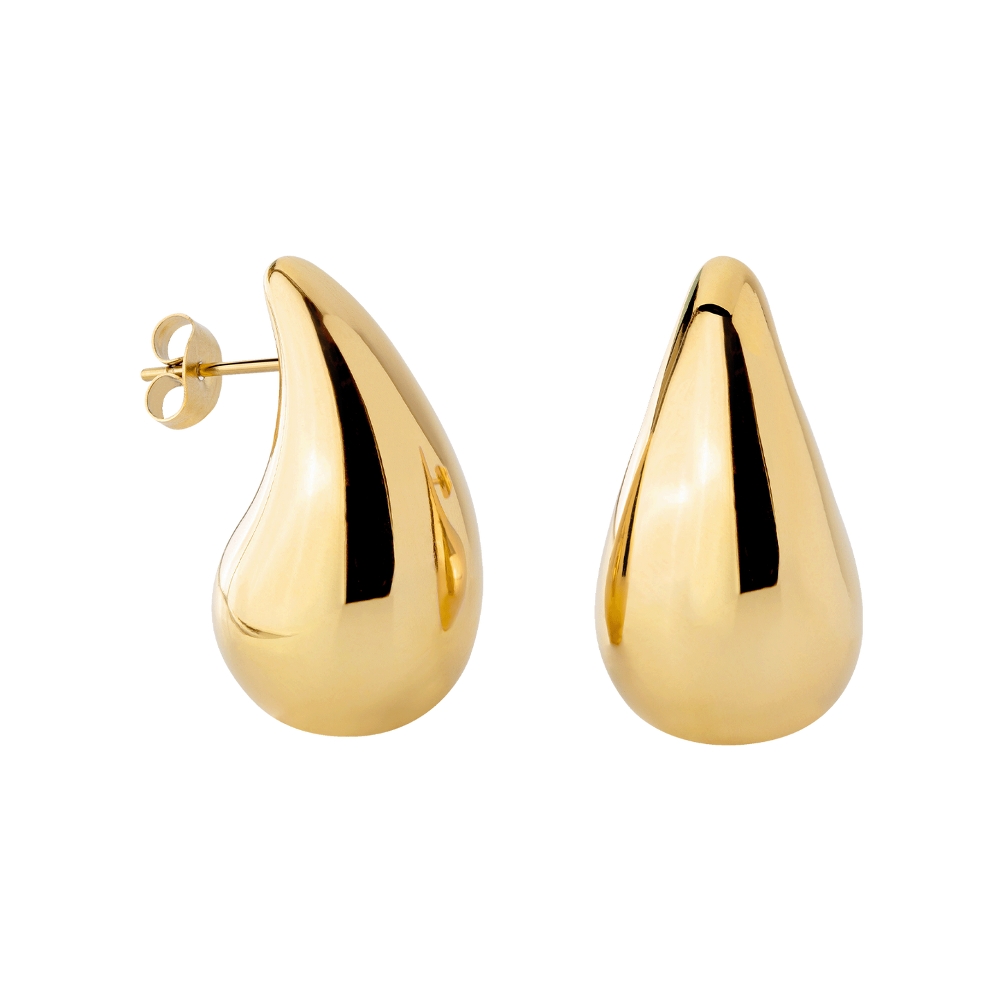 Droplet Studs Large Gold