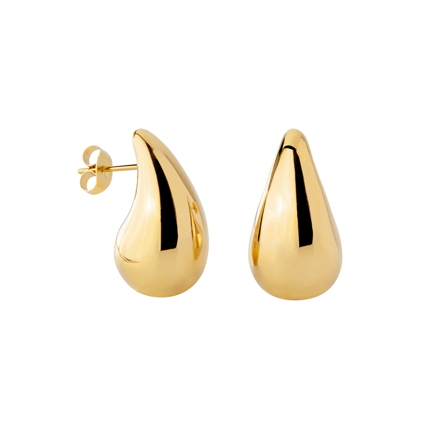 Droplet Studs Medium Gold