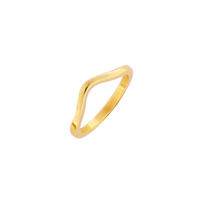 Gentle Curve Ring Gold