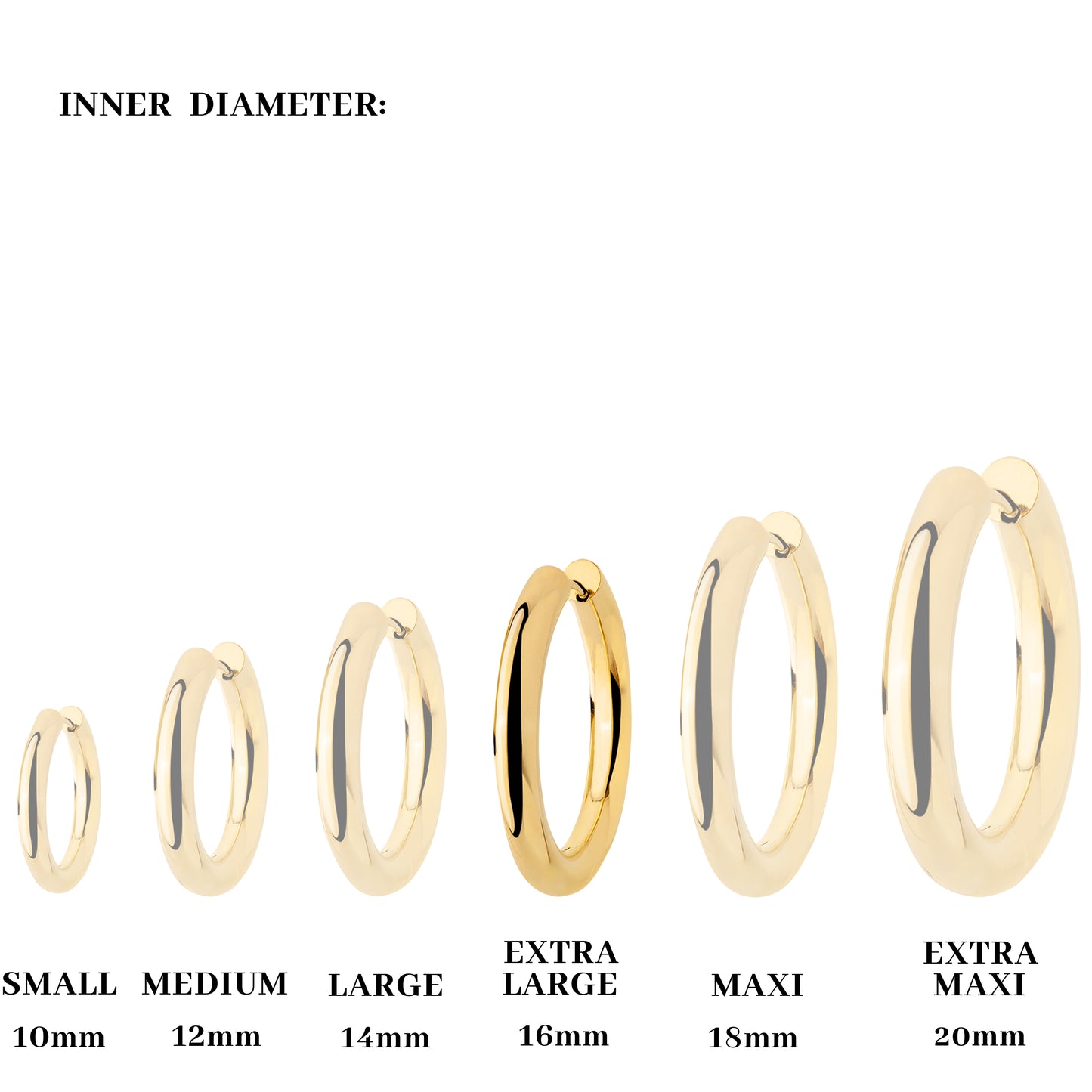 Chunky Hoop Set Extra Large