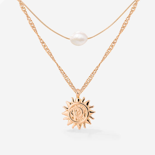 Sunny Pearls Bundle Rose Gold