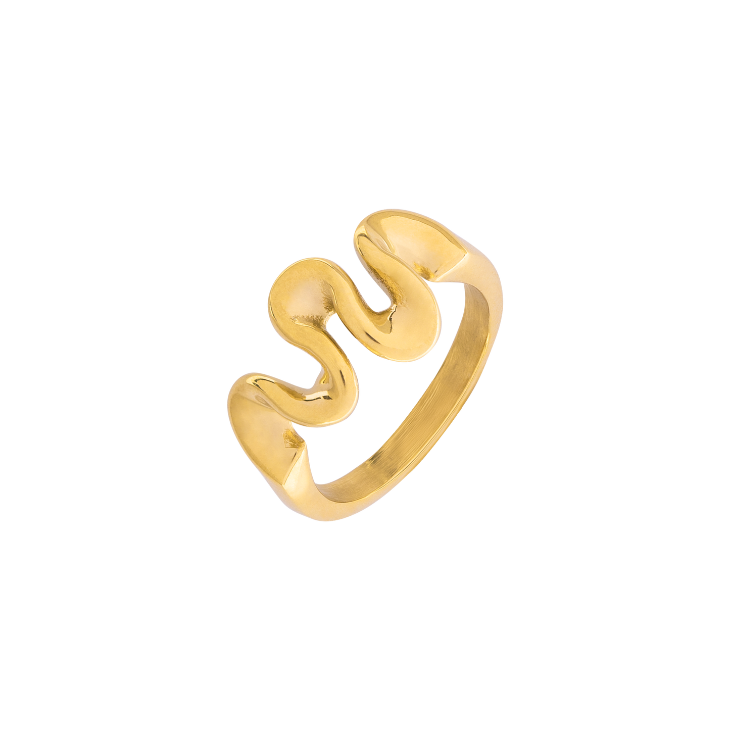 Swirl Ring Gold