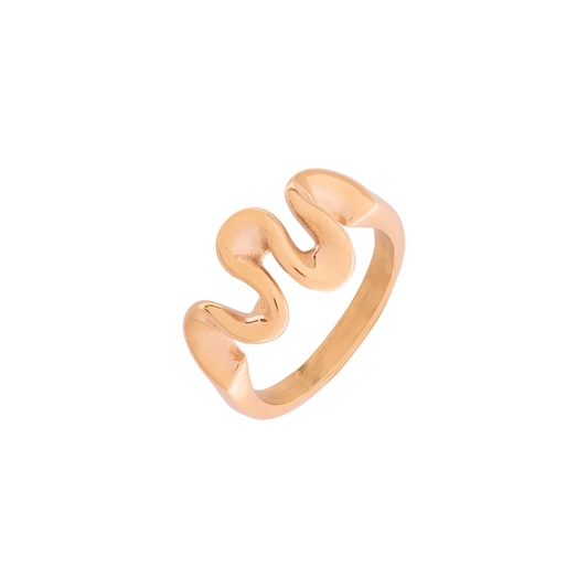 Swirl Ring Rose Gold