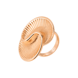 Winding Spiral Ring Rose Gold
