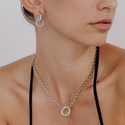 Twisted Donut Bundle Silver