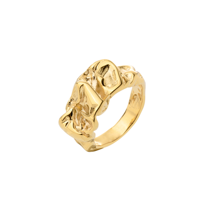 Crinkled Ring Gold