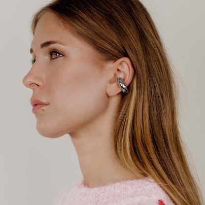 Embrace Me Ear Cuff Silver