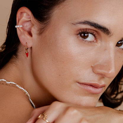 Hot 'n' Spicy Twisted Hoop Set Baby Rose Gold
