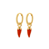 Hot 'n' Spicy Twisted Hoop Set Baby Gold