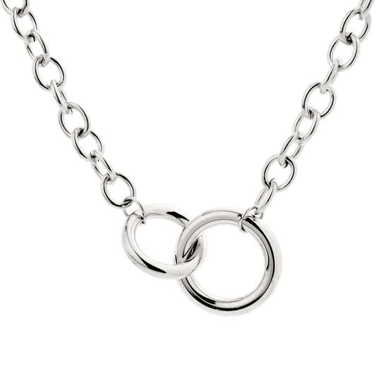 Love Me a Link Necklace Silver