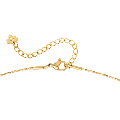 Minimalist Pearl Necklace Gold