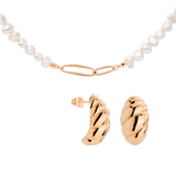 Pearl 'n' Twist Bundle Rose Gold