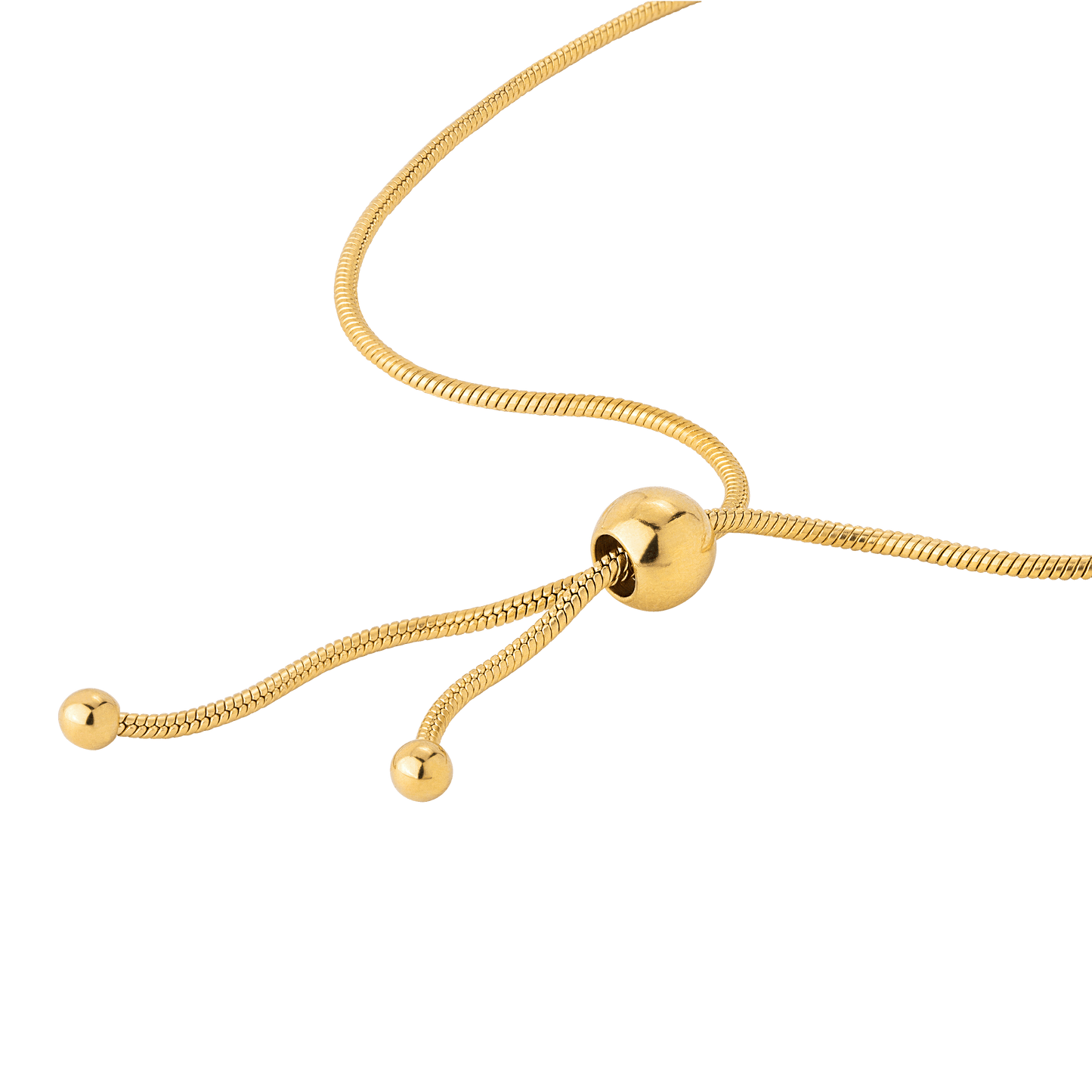 Simple Elegance Y-Necklace Gold