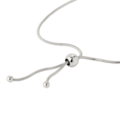 Simple Elegance Y-Necklace Silver