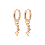 The Angel Hoop Set Small Rose Gold