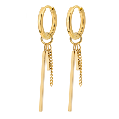 This and That Hoop Set Small Gold