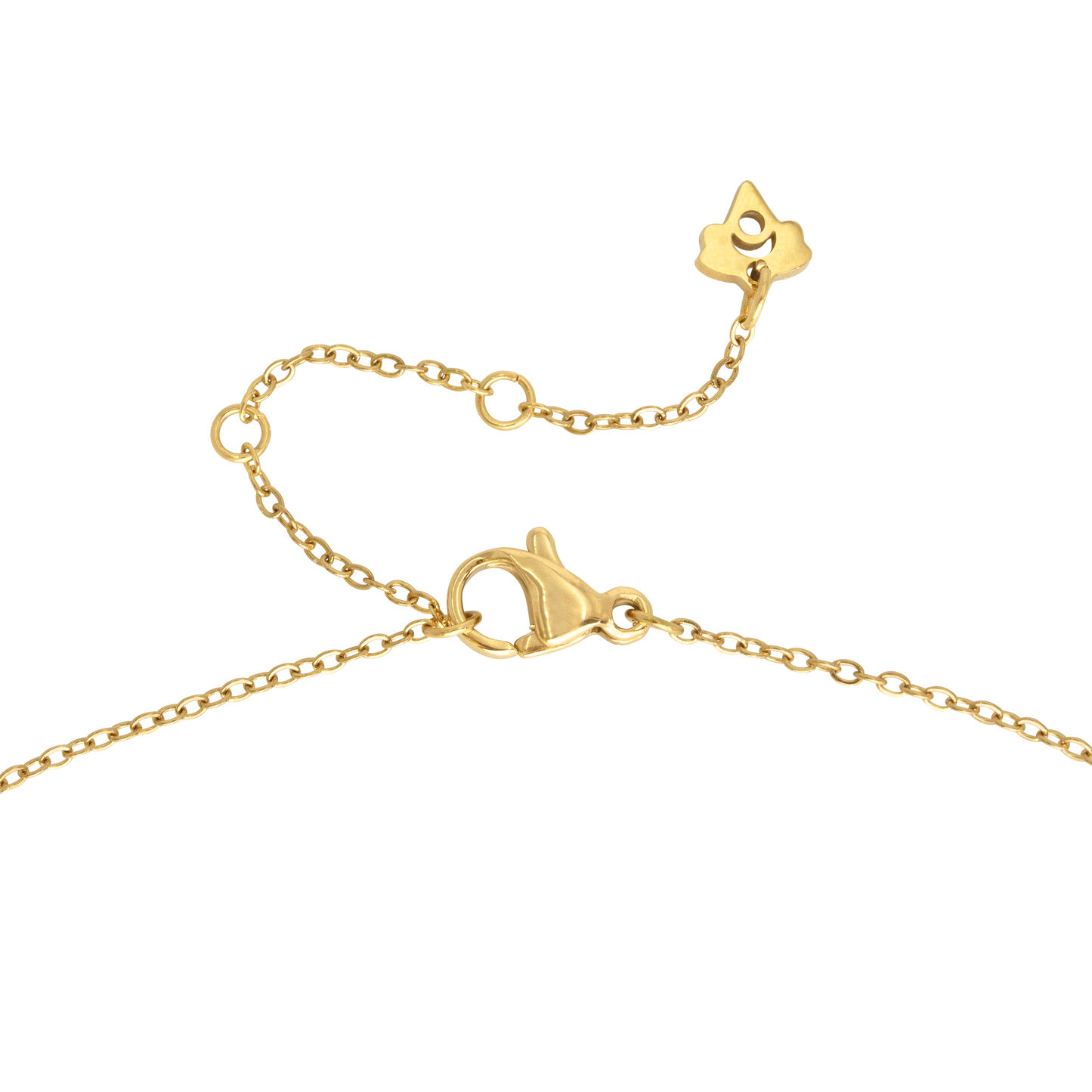 Melting Donut Necklace Gold