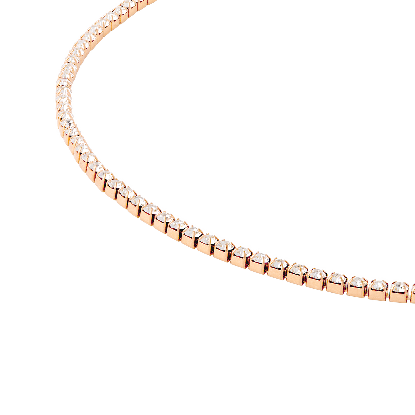 Glitz 'n' Glam Necklace Rose Gold