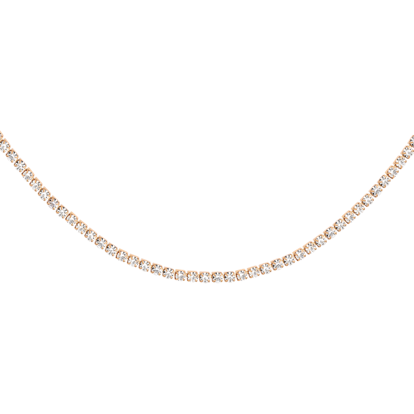 Glitz 'n' Glam Necklace Rose Gold