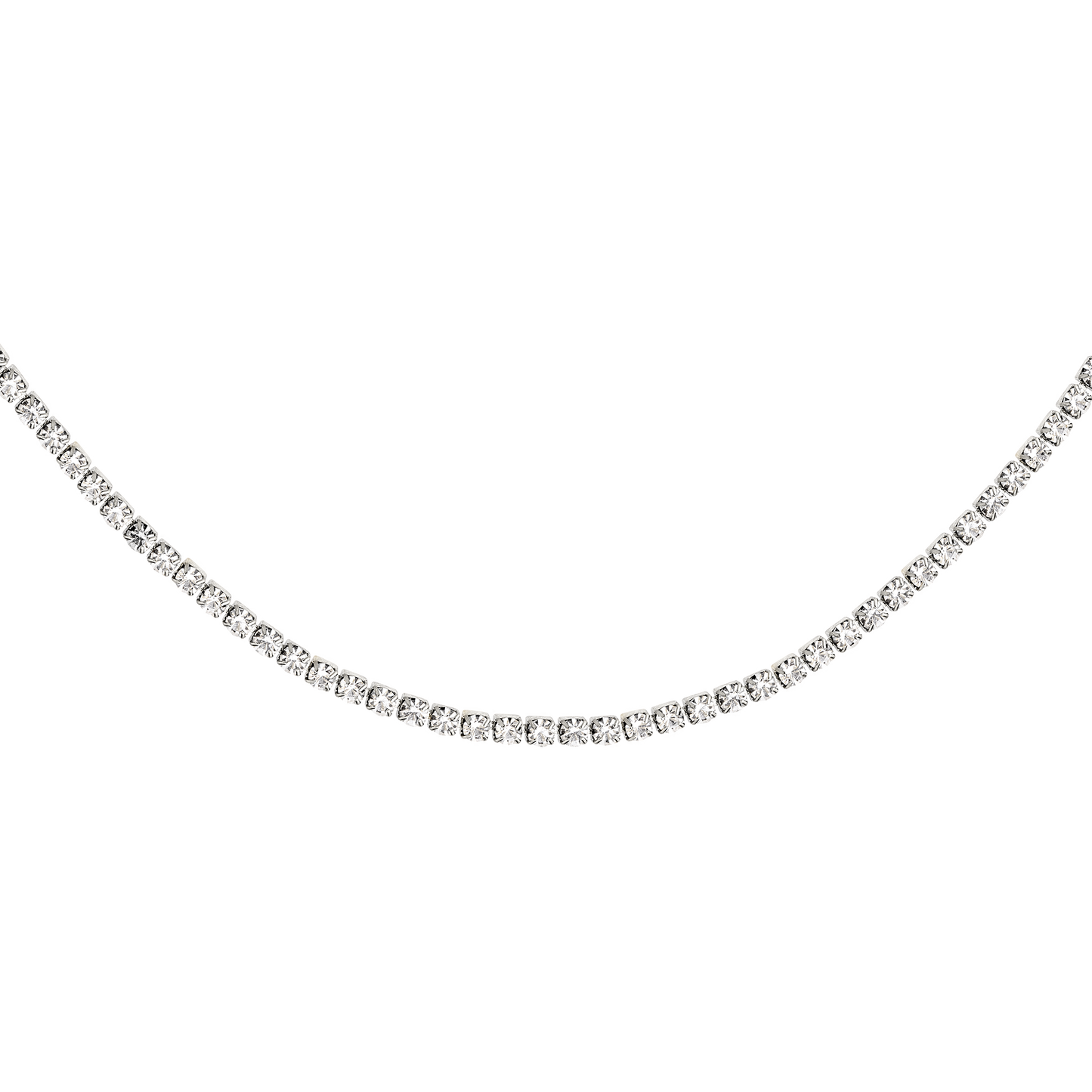 Glitz 'n' Glam Necklace Silver