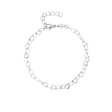 Heart after Heart Bracelet Silver