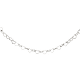 Heart after Heart Necklace Silver