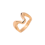 High 'n' Low Ring Rose Gold