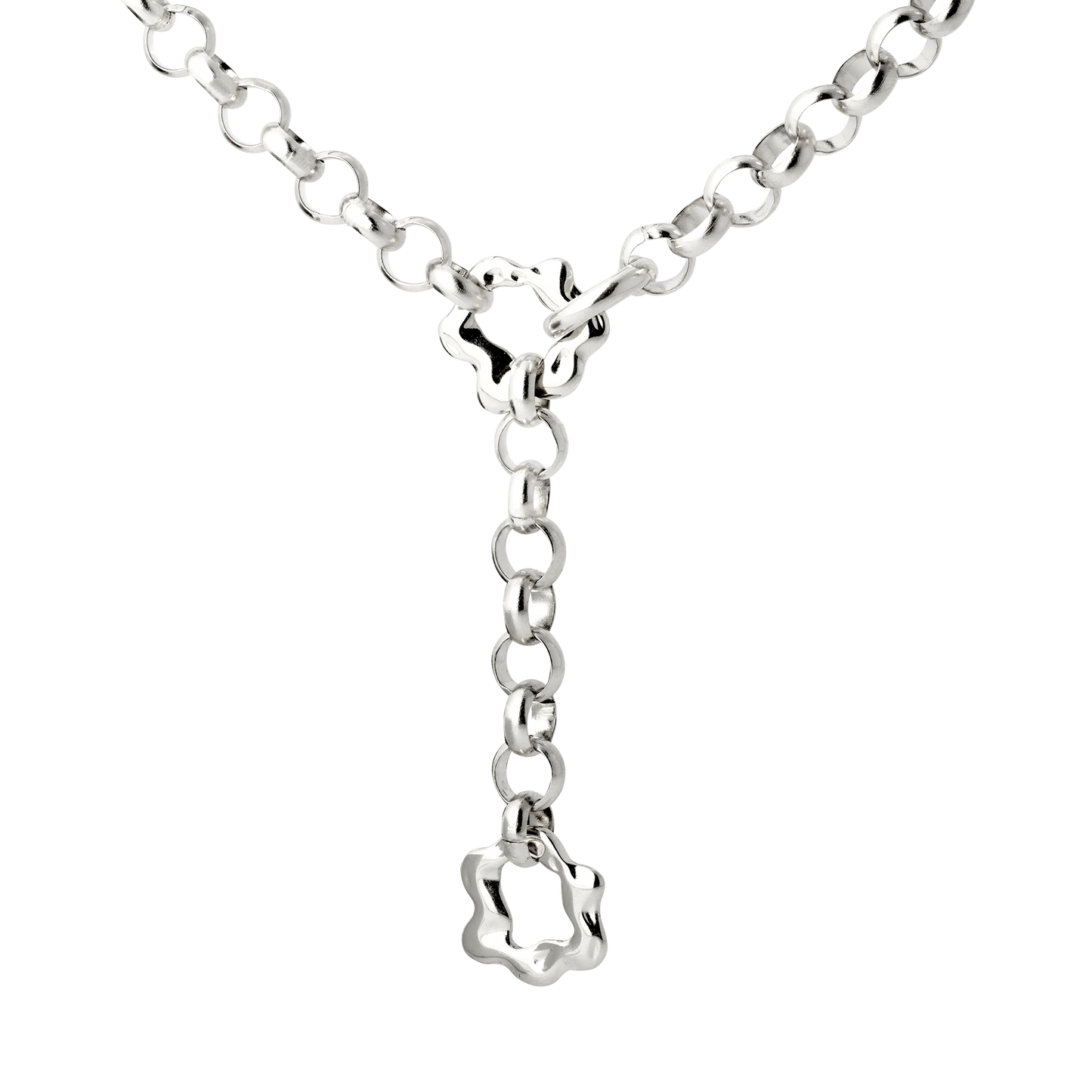Love Me Bold Necklace Silver