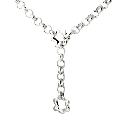 Love Me Bold Necklace Silver