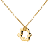 Melting Donut Necklace Gold