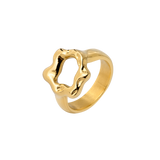 Melting Donut Ring Gold