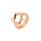 Melting Donut Ring Rose Gold