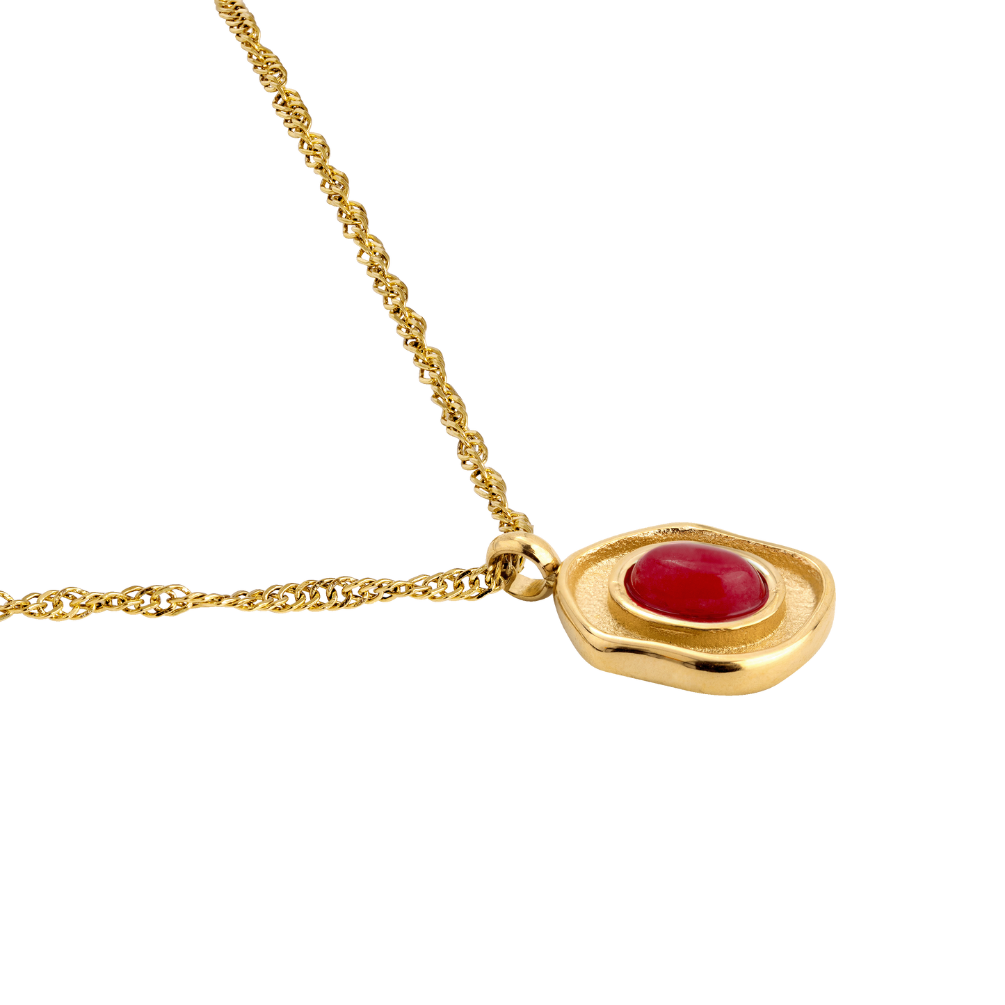 Scarlet Treasure Necklace Gold