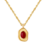 Scarlet Treasure Necklace Gold