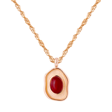 Scarlet Treasure Necklace Rose Gold